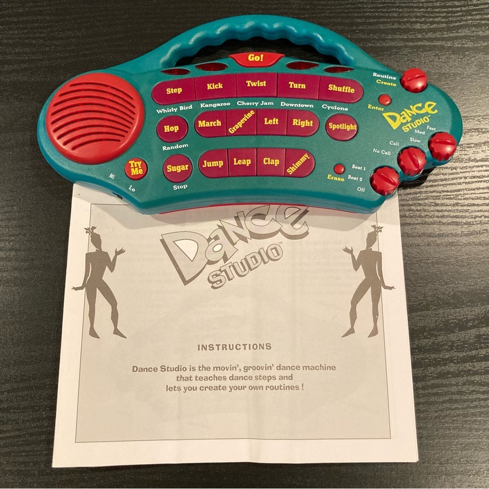Dance Studio ™️
Musical dance machine. 
1997, YES! Entertainment Corp. WORKS.
